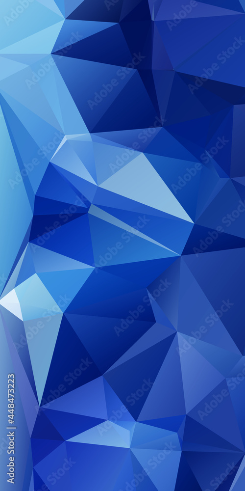Blue Abstract Color Polygon Background Design, Abstract Geometric Origami Style With Gradient Blue Abstract Color Polygon Background Design, Abstract Geometric Origami Style With Gradient