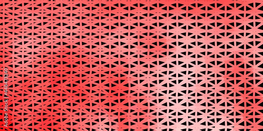 Light red vector triangle mosaic template. Light red vector triangle mosaic template.