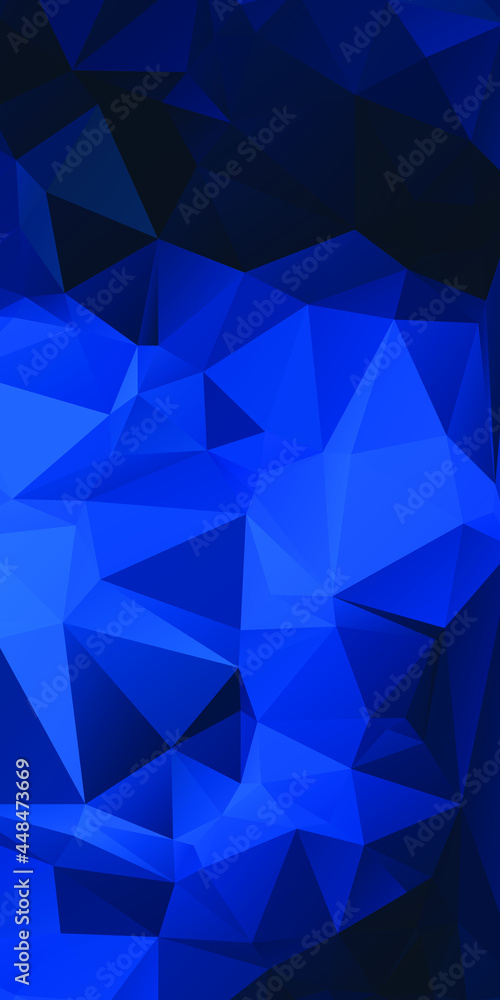 Fototapeta premium Blue Abstract Color Polygon Background Design, Abstract Geometric Origami Style With Gradient