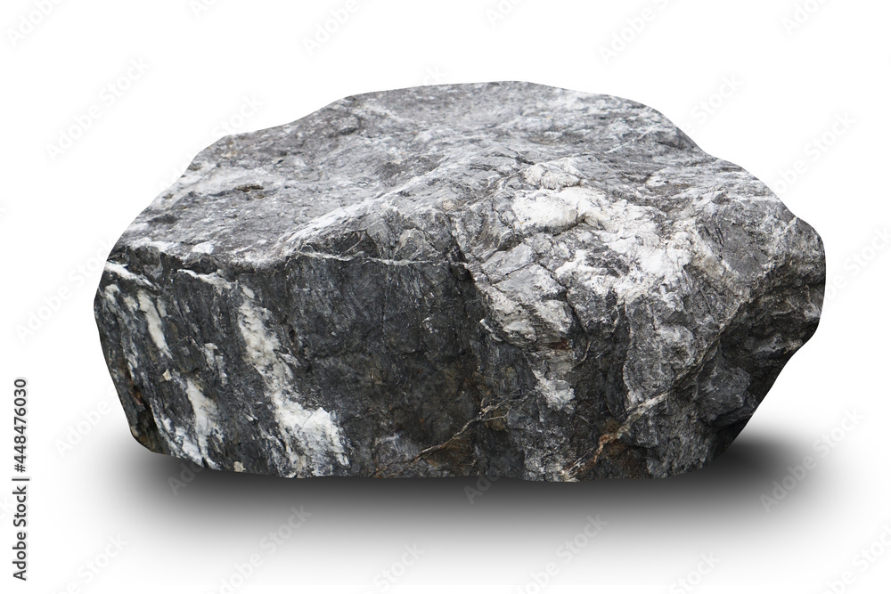 Obraz premium stones white background, Clipping path