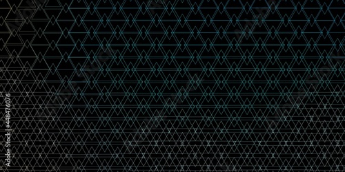 Wallpaper Mural Dark Blue, Yellow vector pattern with polygonal style. Torontodigital.ca