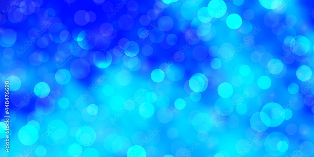 Light BLUE vector background with circles. Light BLUE vector background with circles.
