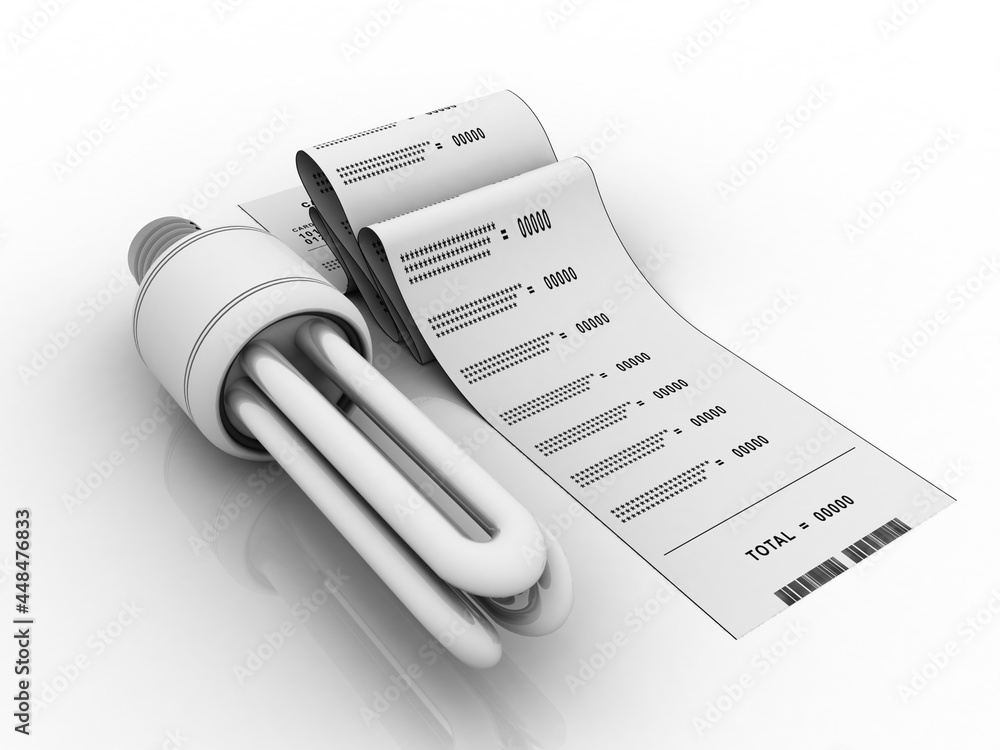 3d rendering fluorescent cfl lamp with computer bill
3d rendering fluorescent cfl lamp with computer bill