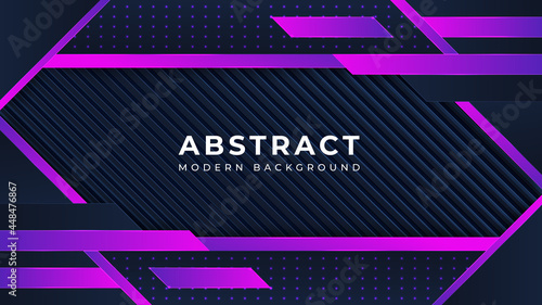 Modern abstract luxury colorful tech gaming background design.