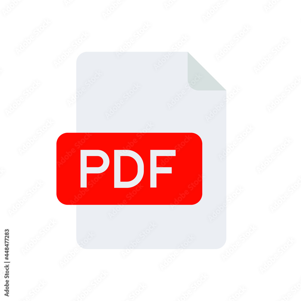 Pdf icon. Simple flat design style. File, format, download, symbol, banner, button, sign concept. Vector illustration isolated on white background, Eps 10. Pdf icon. Simple flat design style. File, format, download, symbol, banner, button, sign concept. Vector illustration isolated on white background, Eps 10.