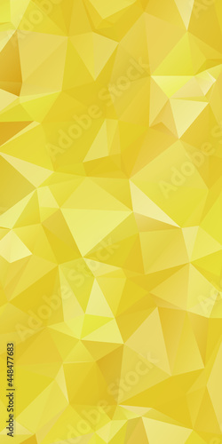 Yellow Abstract Color Polygon Background Design  Abstract Geometric Origami Style With Gradient