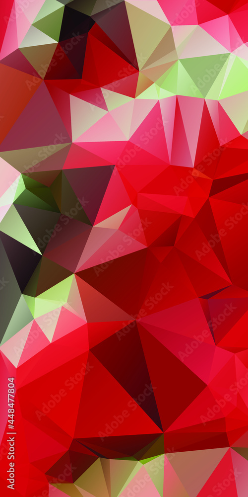 Red Abstract Color Polygon Background Design, Abstract Geometric Origami Style With Gradient Red Abstract Color Polygon Background Design, Abstract Geometric Origami Style With Gradient