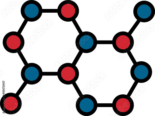 Molecula icon. Science concept icon style