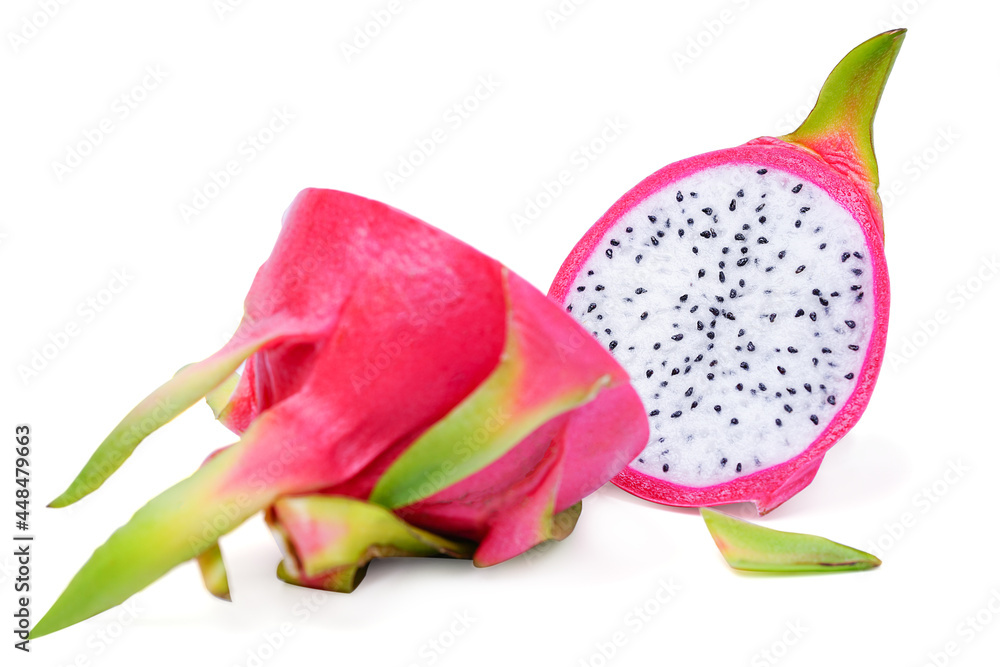 pitaya isolated on white background. pitaya isolated on white background.