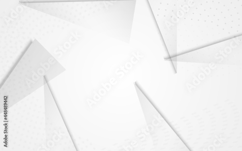 Transparent Triangle Dynamic Vector Gray