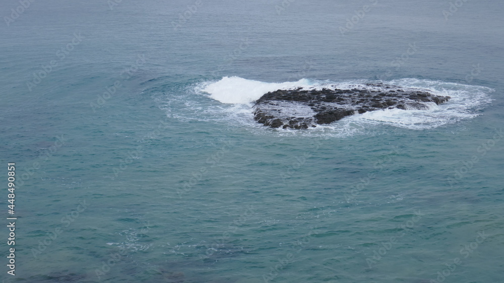 Skerry in the ocean, Eagle rock, Great Ocean Road, Victoria, Australia