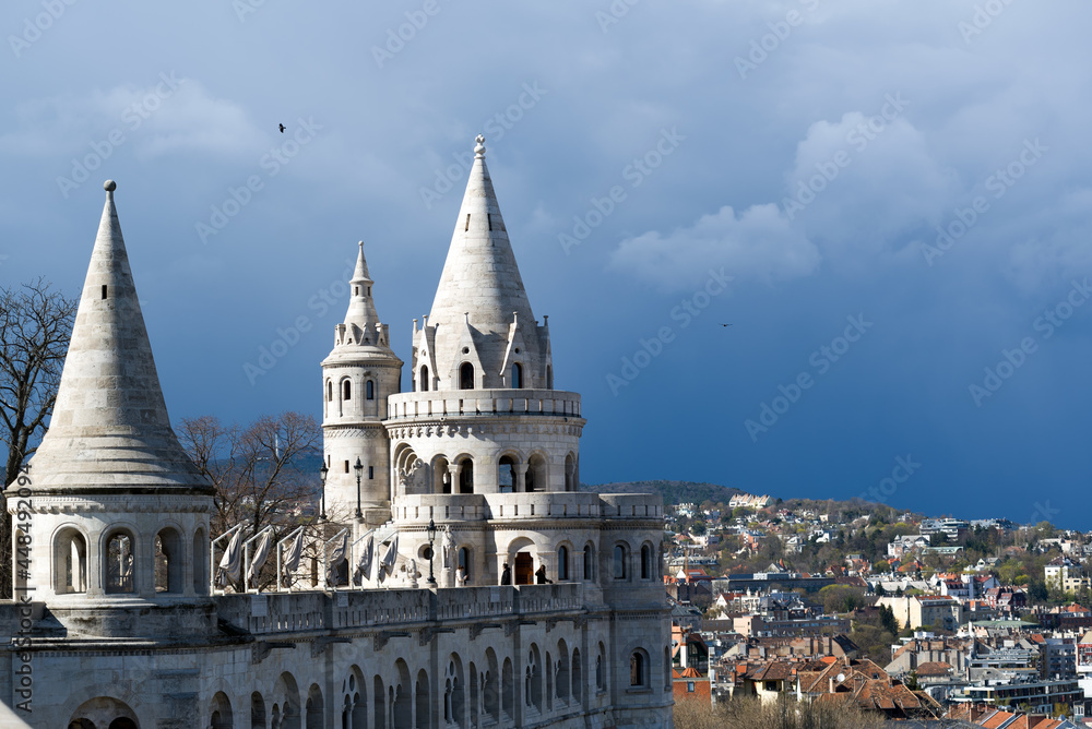 Fisherman's bastion in Budapest Fisherman's bastion in Budapest