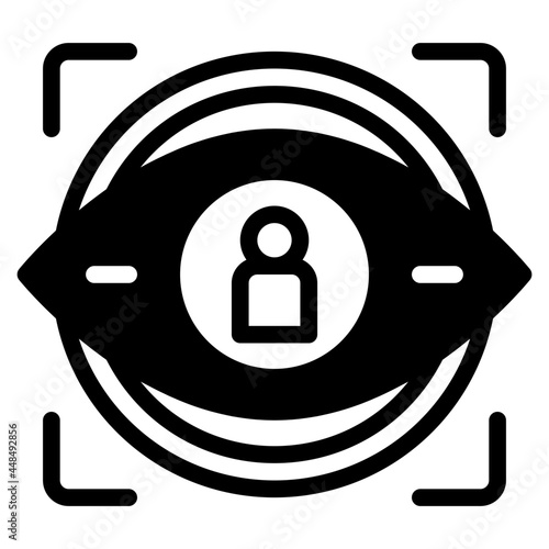 eye glyph icon