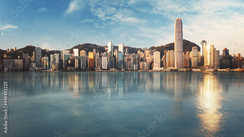Canvas Print Hong Kong downtown - Victoria, China