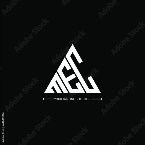 MEC letter logo creative design. MEC unique design