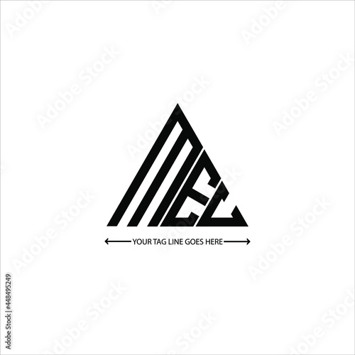 MEC letter logo creative design. MEC unique design
