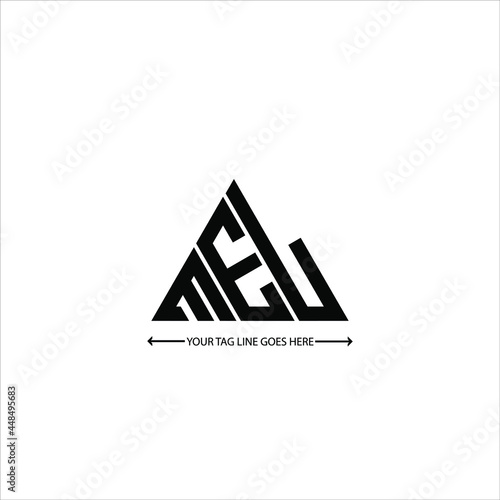 Canvas Print MEL letter logo creative design. MEL unique design