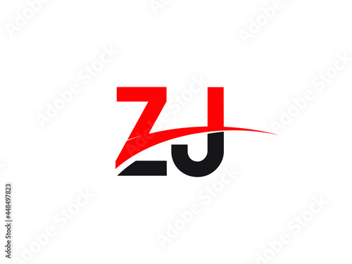 Free Download ZJ Letter Initial Logo Design Template - GFXLoad