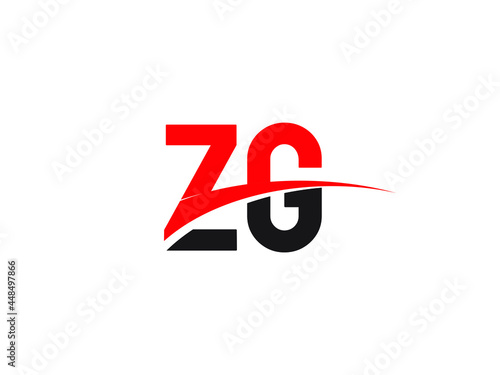 ZG Letter Initial Logo Design Template