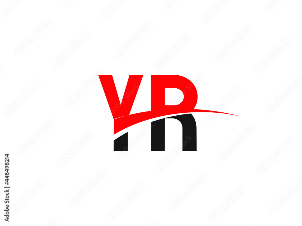 Obraz premium YR Letter Initial Logo Design Template