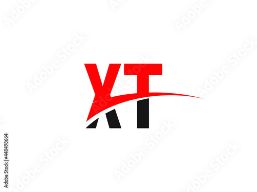 XT Letter Initial Logo Design Template
