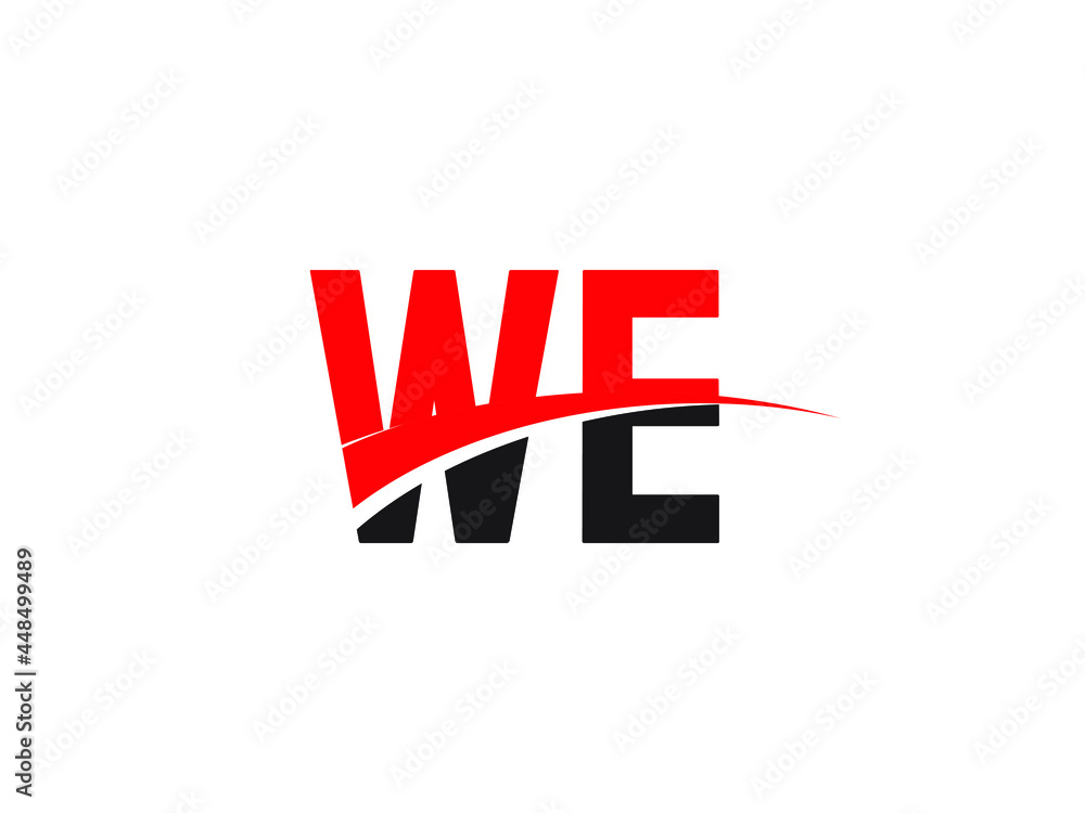 WE Letter Initial Logo Design Template WE Letter Initial Logo Design Template