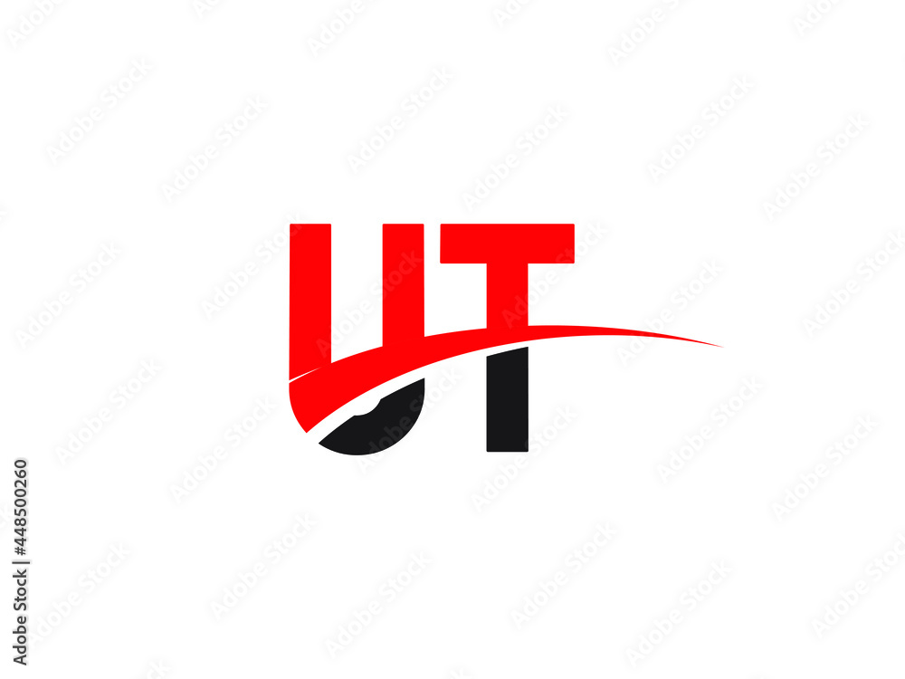 Obraz premium UT Letter Initial Logo Design Template