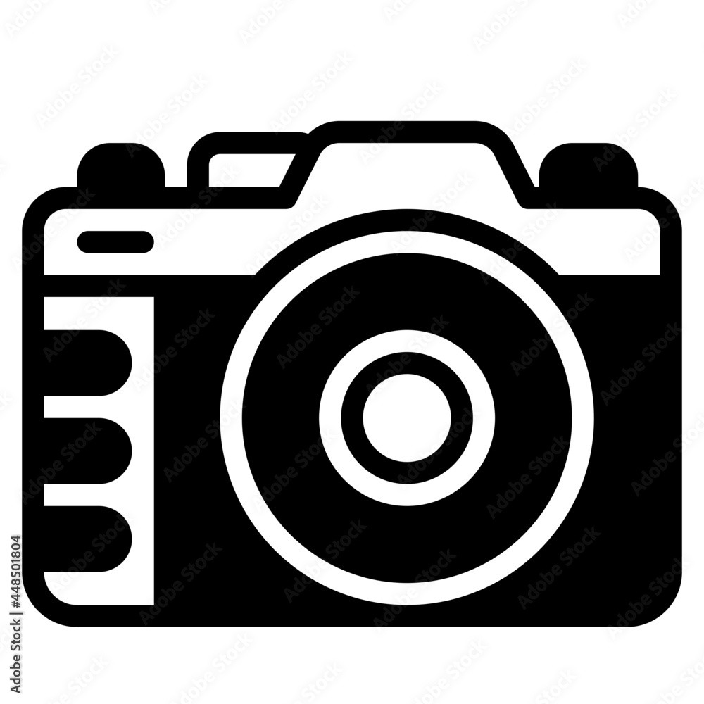 photography glyph icon