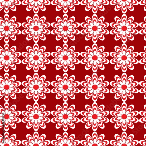 illustration of geometric shapes pattern for printing, textile, wallpaper and interior designs