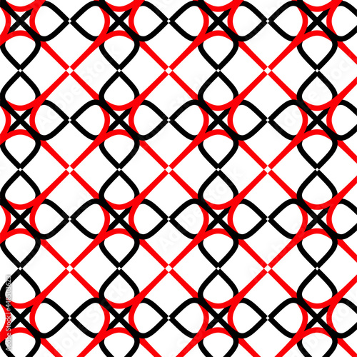 illustration of geometric shapes pattern for printing, textile, wallpaper and interior designs