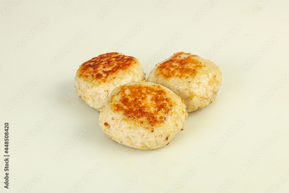 Homemade roasted cutlet minced meat Homemade roasted cutlet minced meat