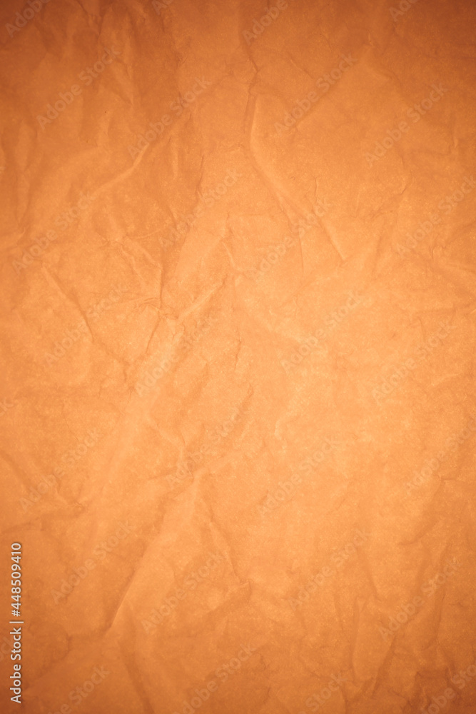 Crumpled brown paper background. Crumpled brown paper background.