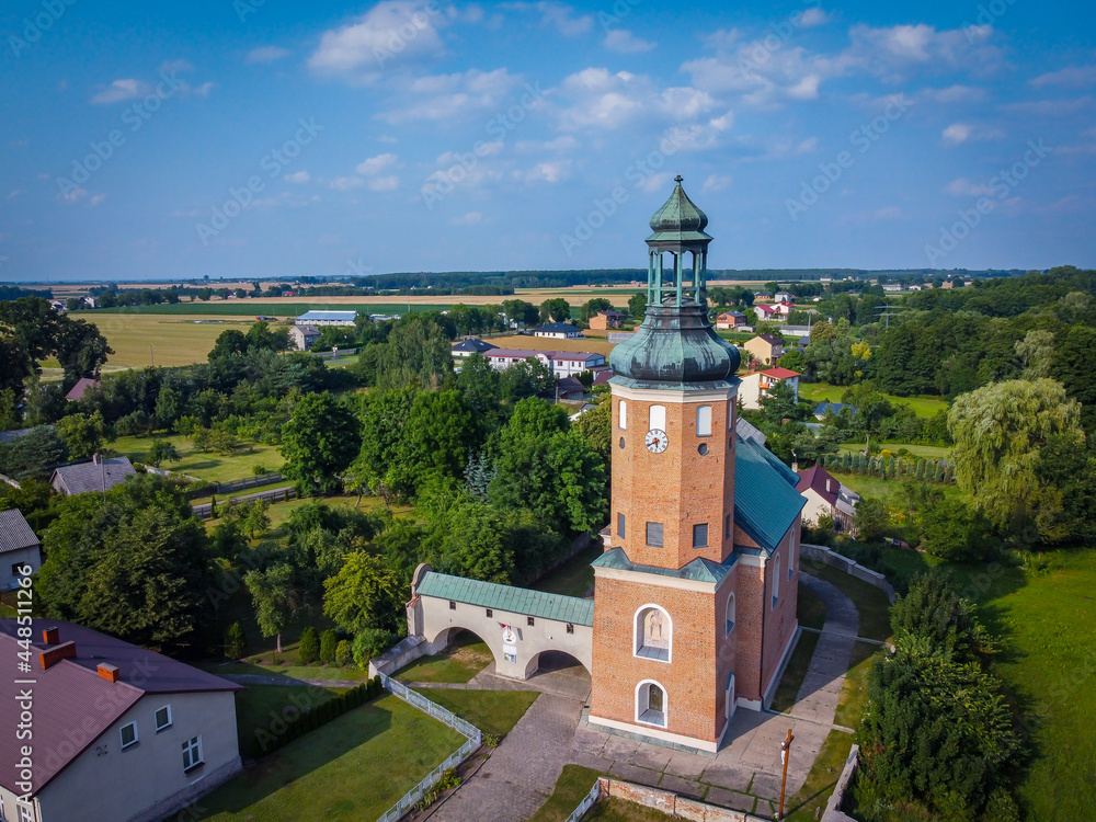 Catholic Church in Konopnica, Poland.