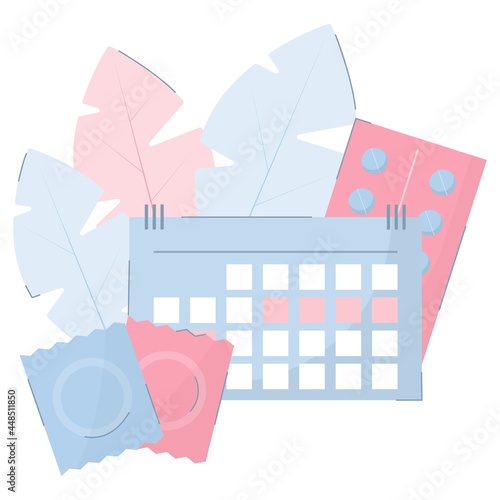 World Contraception Day 26 September. The concept of awareness of contraceptive methods in the field of sexual and reproductive health. Safe sexual behavior, birth control. Types of contraception.