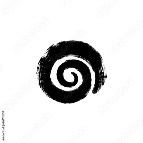 spiral meditation icon and logo