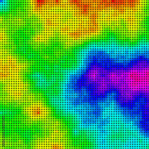 Wallpaper Mural Color Pixels Cloud Abstract Computational Generative Art background illustration Torontodigital.ca