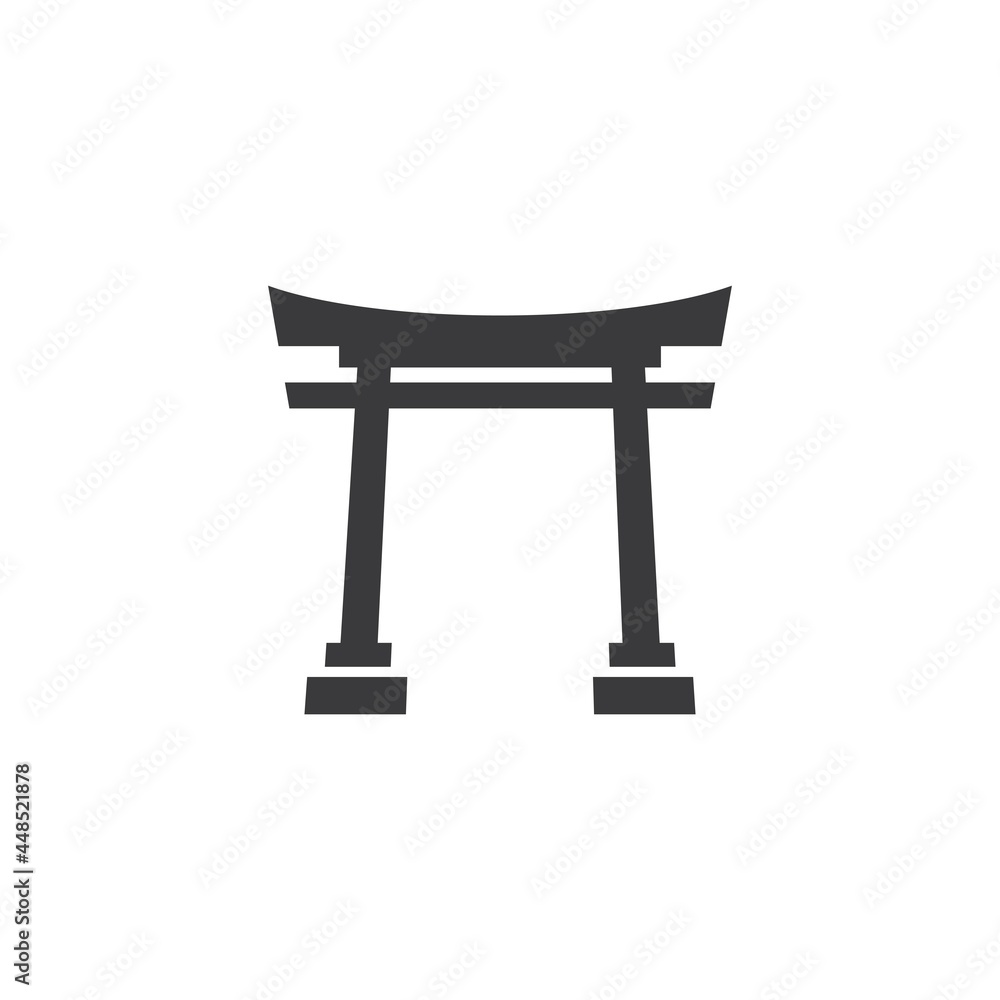 Torii gate illustration