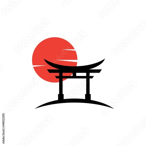 Torii gate illustration