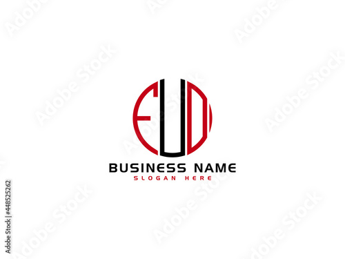 Creative FUO Logo Letter Vector Image Design For Your Business photo