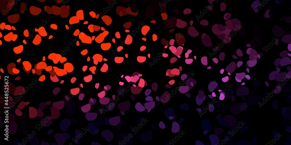 Dark pink, yellow vector template with abstract forms. Dark pink, yellow vector template with abstract forms.