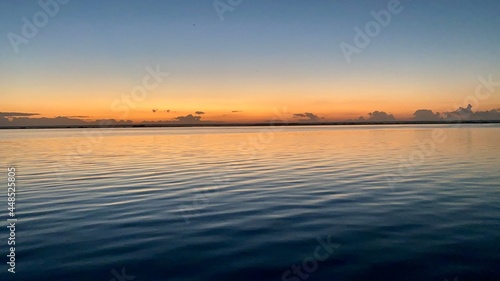 Sunrise in Bacalar  Mexico 