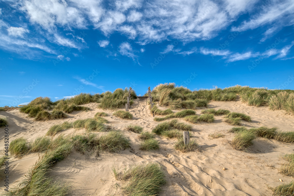 sand dunes and sky