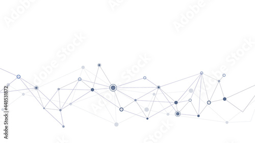 Abstract background of the concept of circuits. Futuristic vector template. Design elements of points, lines, and planes.