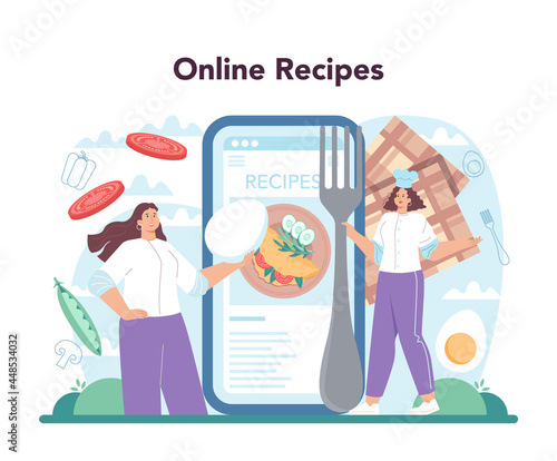 Tasty fried eggs online service or platform. Scrambled, fried,