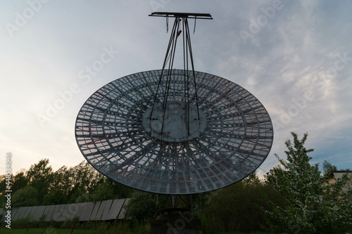 abandoned large dish for echolocation communication