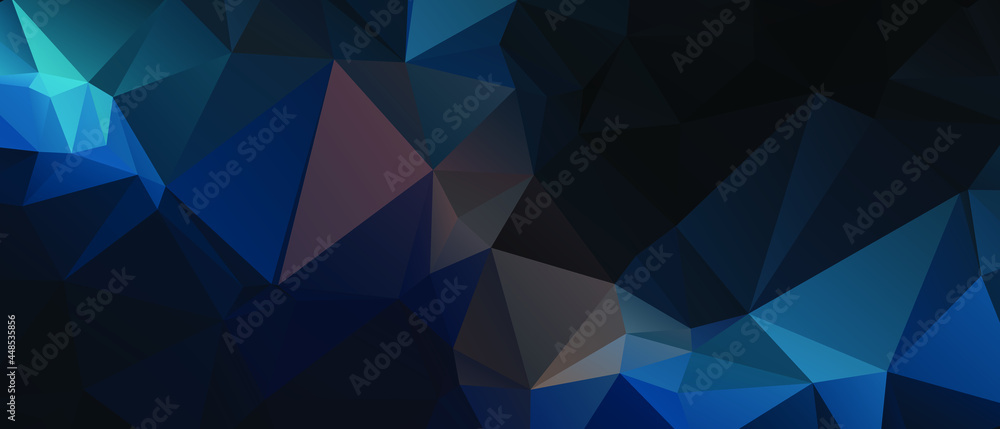 Blue Abstract Color Polygon Background Design, Abstract Geometric Origami Style With Gradient Blue Abstract Color Polygon Background Design, Abstract Geometric Origami Style With Gradient