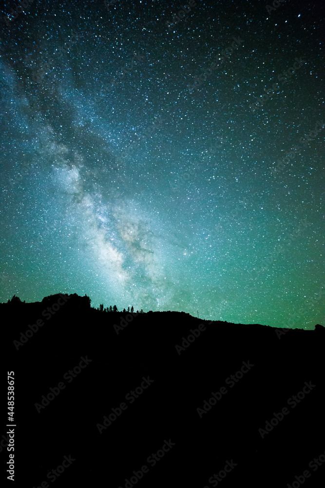 Milky way in El Llano Del Jable, La Palma Island, Canary Islands, Spain