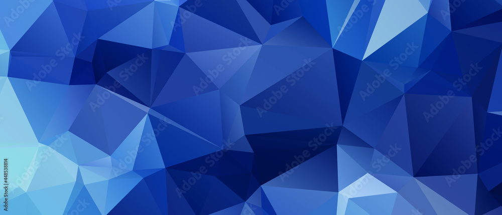 Blue Abstract Color Polygon Background Design, Abstract Geometric Origami Style With Gradient Blue Abstract Color Polygon Background Design, Abstract Geometric Origami Style With Gradient
