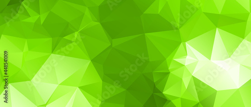 Green Abstract Color Polygon Background Design  Abstract Geometric Origami Style With Gradient