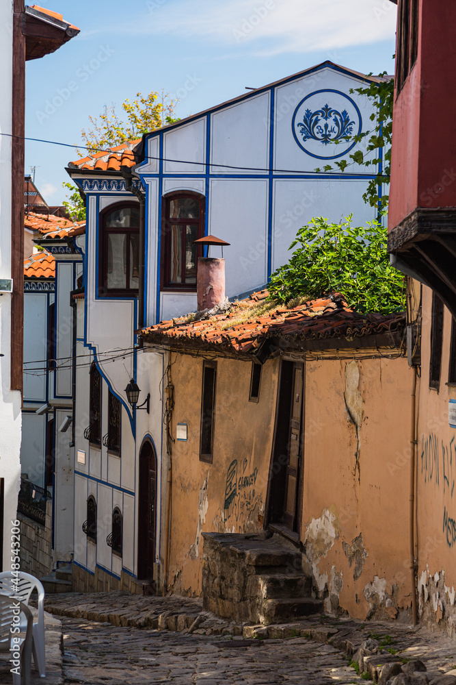 ブルガリア プロヴディフの旧市街の街並み Stock Photo Adobe Stock